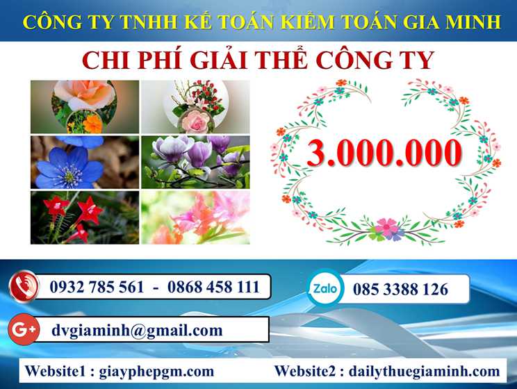 Dịch vụ giải thể doanh nghiệp tại Quận Sơn Trà 5 Chi phí dịch vụ giải thể doanh nghiệp tại Quận Sơn Trà