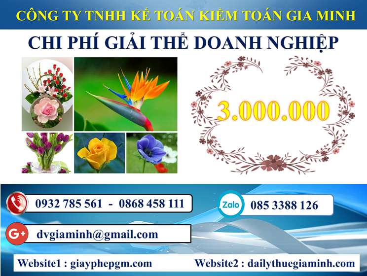 Chi phí Dịch vụ giải thể công ty trọn gói tại Quận Thanh Khê