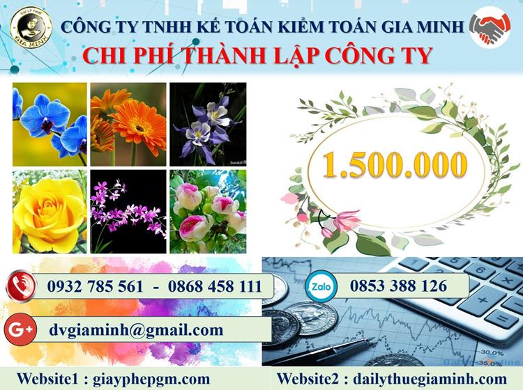 Chi phí thành lập doanh nghiệp tại Hậu Giang