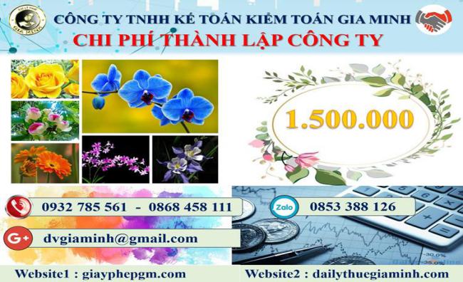 Chi phí thành lập doanh nghiệp tại Quảng Ninh