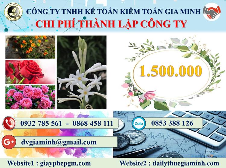 Chi phí thành lập doanh nghiệp tại Vũng Tàu