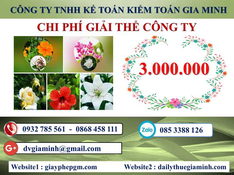 Dịch vụ giải thể công ty tại Quận Hải An– 3.000.000 5 Chi phí giải thể doanh nghiệp tại Quận Hải An