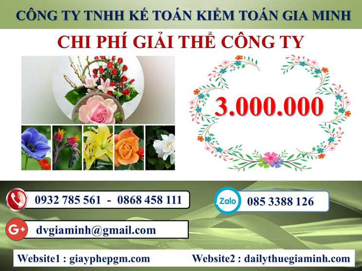 Dịch vụ giải thể công ty tại quận Thanh Khê chỉ 3.000.000 đồng trọn gói 7 Chi phí giải thể doanh nghiệp tại Quận Thanh Khê