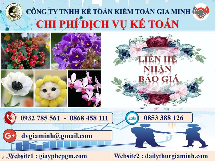 Dịch vụ kế toán Đồng Tháp 5 Chi phí kế toán Đồng Tháp