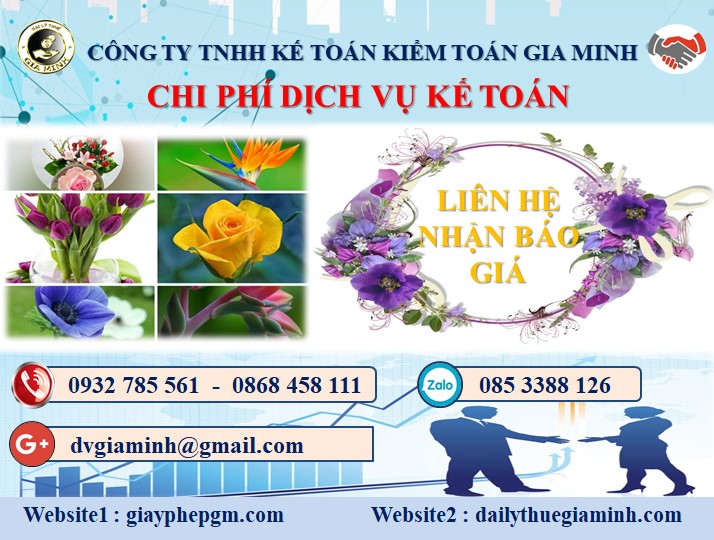 Dịch vụ kế toán giá rẻ tại TPHCM 5 Chi phí kế toán tại TPHCM