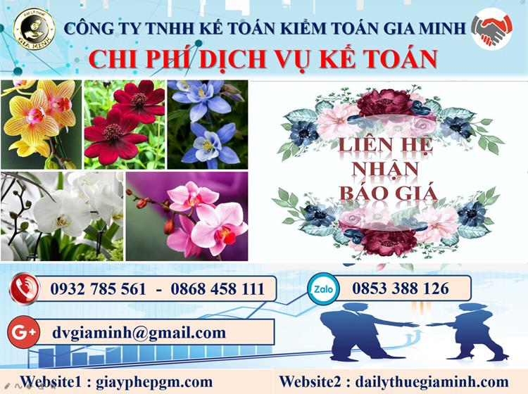 Dịch vụ kế toán tại Quận Hai Bà Trưng - Đảm bảo chính xác và hiệu quả 5 Chi phí kế toán Quận Hai Bà Trưng