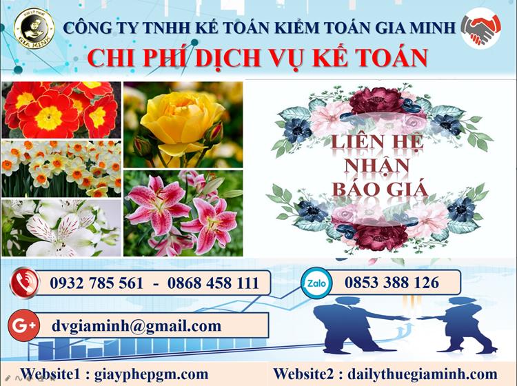 Dịch vụ kế toán trọn gói tại Huyện Cần Giờ 5 Chi phí kế toán trọn gói tại Huyện Cần Giờ