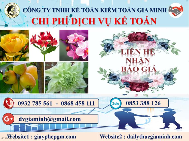 Dịch vụ kế toán trọn gói tại Nhà Bè 5 Chi phí kế toán trọn gói tại Nhà Bè