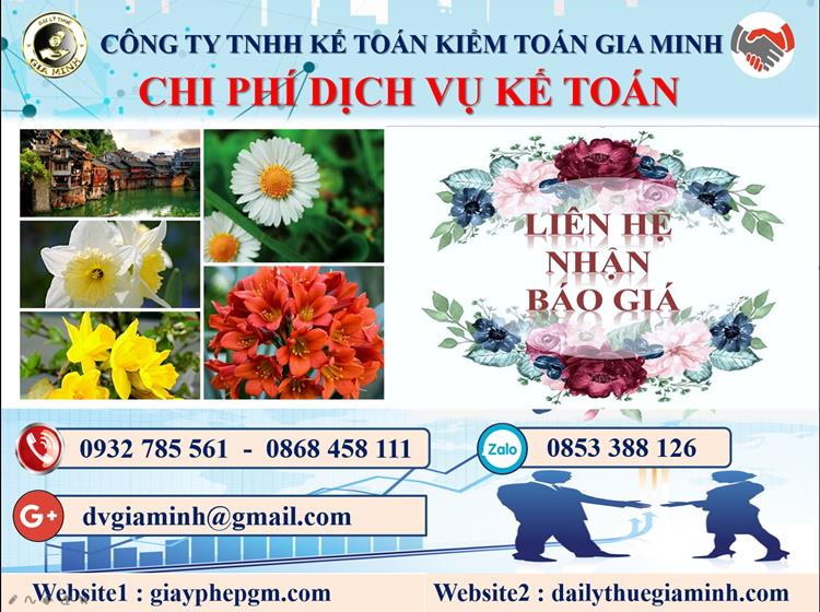 Chi phí kế toán trọn gói tại Tây Ninh