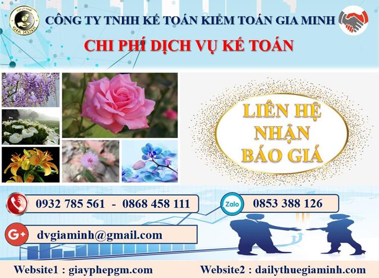 Dịch vụ kế toán trọn gói từ 500000/ tháng tại Huyện Phúc Thọ 5 Chi phí kế toán trọn gói từ 500000/ tháng tại Huyện Phúc Thọ