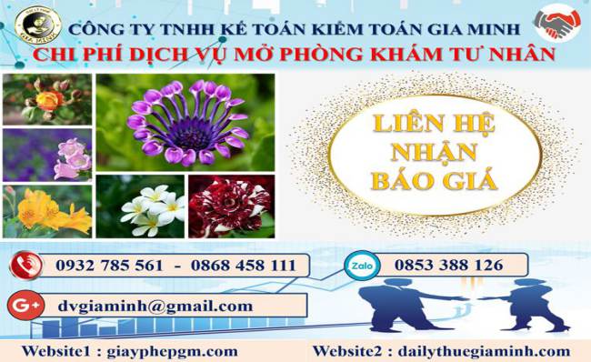 Dịch vụ mở phòng khám tư nhân tại Nha Trang 12 Chi phí mở phòng khám tư nhân tại Nha Trang