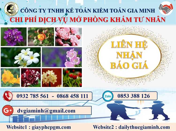 Dịch vụ mở phòng khám tư nhân tại Quận Tây Hồ 5 Chi phí mở phòng khám tư nhân tại Quận Tây Hồ