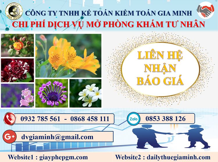 Dịch vụ mở phòng khám tư nhân tại Quảng Bình 6 Chi phí mở phòng khám tư nhân tại Quảng Bình