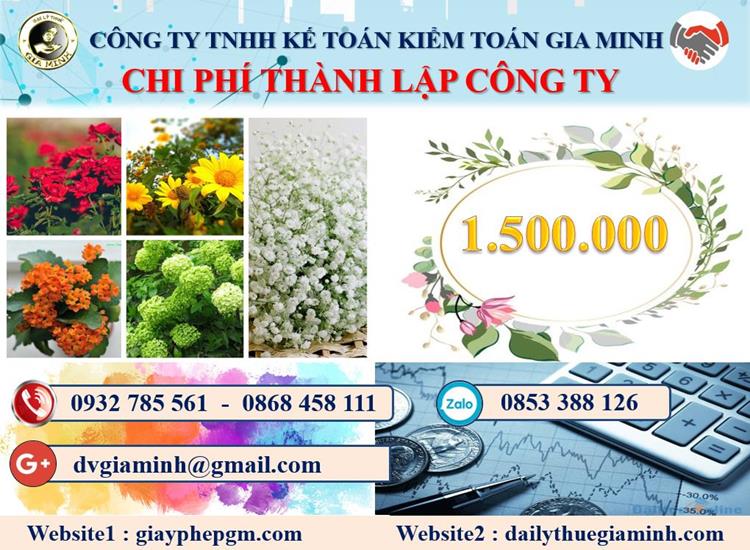 Chi phí thành lập doanh nghiệp ở Hậu Giang