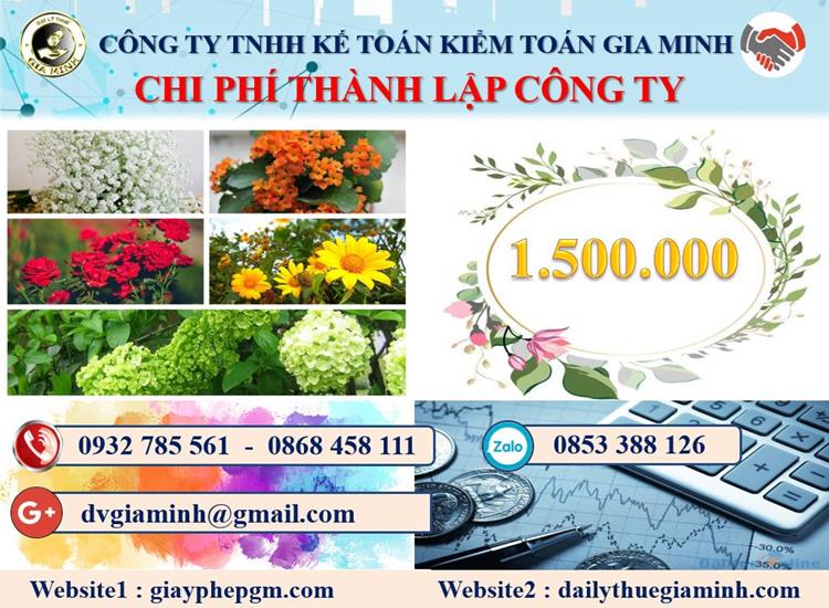 DỊCH VỤ THÀNH LẬP DOANH NGHIỆP Ở HƯNG YÊN 7 Chi phí thành lập doanh nghiệp ở Hưng Yên