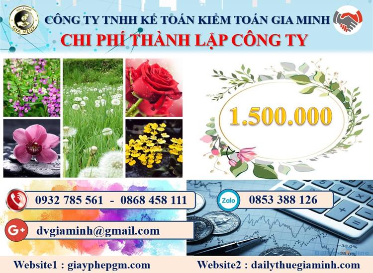 Chi phí thành lập doanh nghiệp ở Huyện Hòa Vang