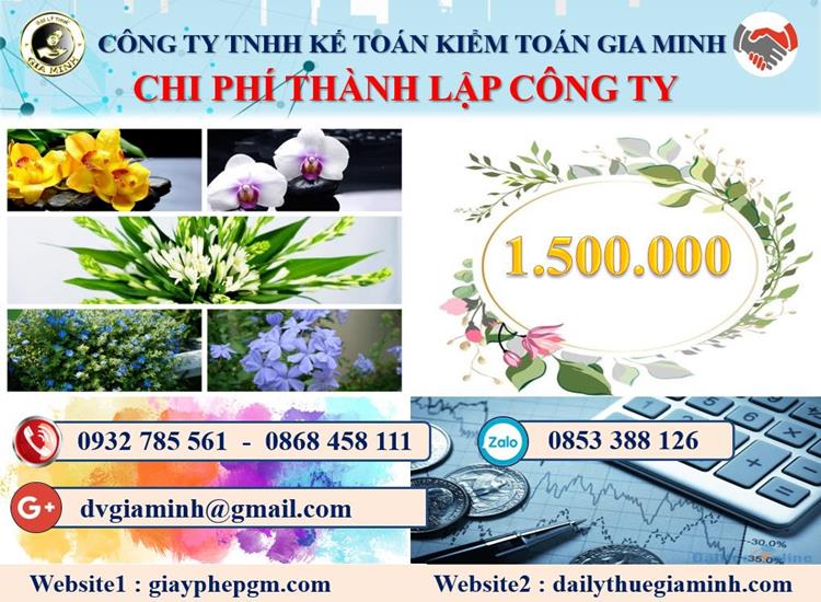Chi phí thành lập doanh nghiệp ở Huyện Thủy Nguyên