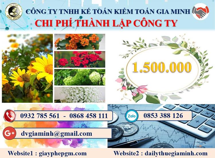 Chi phí thành lập doanh nghiệp ở Lào Cai