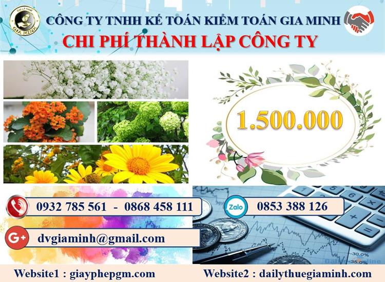 Dịch vụ thành lập doanh nghiệp ở Quận Hai Bà Trưng 5 Chi phí thành lập doanh nghiệp ở Quận Hai Bà Trưng