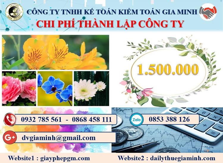 Chi phí thành lập doanh nghiệp ở Thành phố Hải Phòng