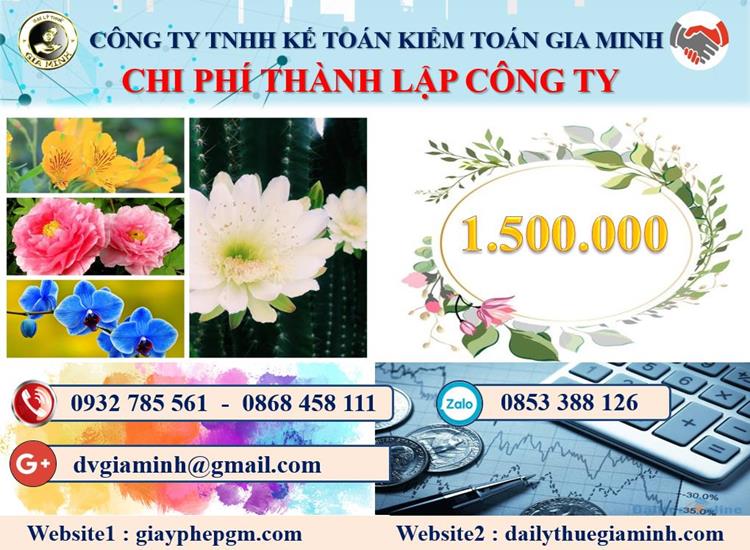 Dịch vụ thành lập doanh nghiệp ở TP Đà Nẵng 5 Chi phí thành lập doanh nghiệp ở TP Đà Nẵng