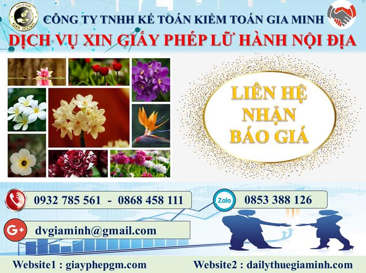 Dịch vụ xin giấy phép lữ hành nội địa Kon Tum 5 Chi phí dịch vụ xin giấy phép lữ hành nội địa Kon Tum