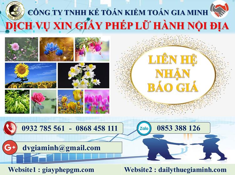 Dịch vụ xin giấy phép lữ hành nội địa Thanh Hoá 5 Chi phí dịch vụ xin giấy phép lữ hành nội địa Thanh Hoá