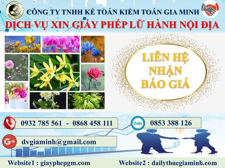 Dịch vụ xin giấy phép lữ hành nội địa Thành phố Hải Phòng 5 Chi phí dịch vụ xin giấy phép lữ hành nội địa Thành phố Hải Phòng