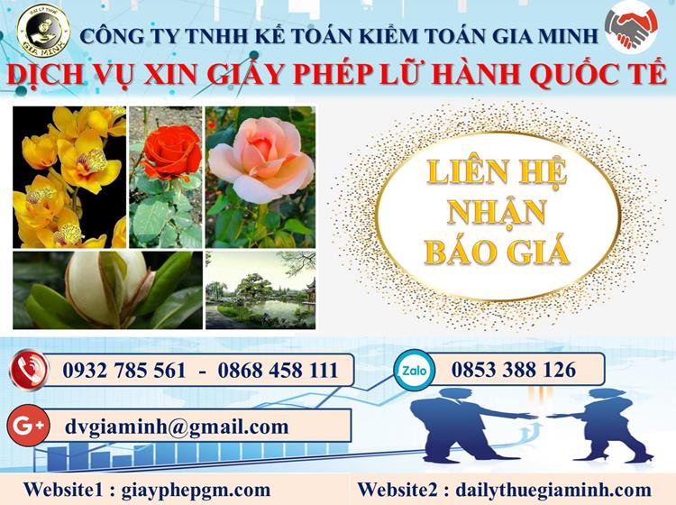 Dịch vụ xin giấy phép lữ hành quốc tế Lào Cai 5 Chi phí dịch vụ xin giấy phép LHQT Lào Cai