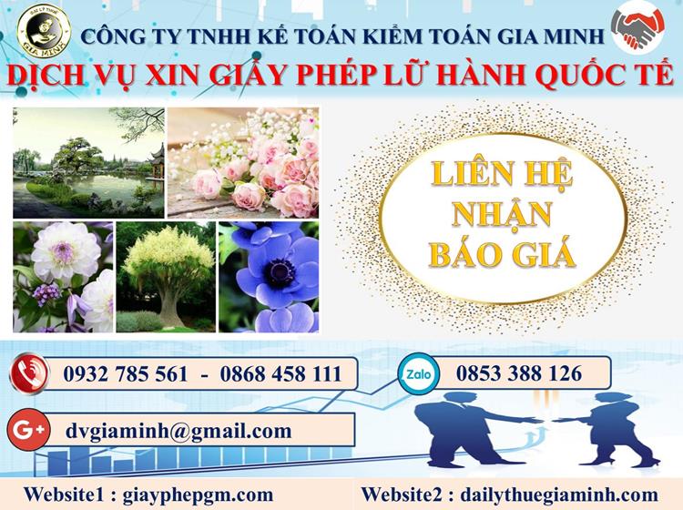 Dịch vụ xin giấy phép lữ hành quốc tế Nghệ An 5 Chi phí dịch vụ xin giấy phép lữ hành quốc tế Nghệ An