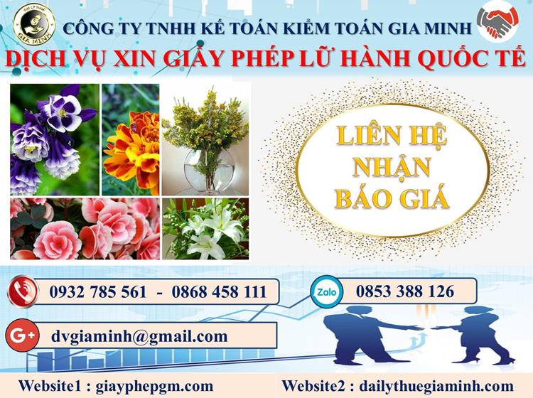 Dịch vụ xin giấy phép lữ hành quốc tế Phú Quốc 5 Chi phí dịch vụ xin giấy phép LHQT Phú Quốc