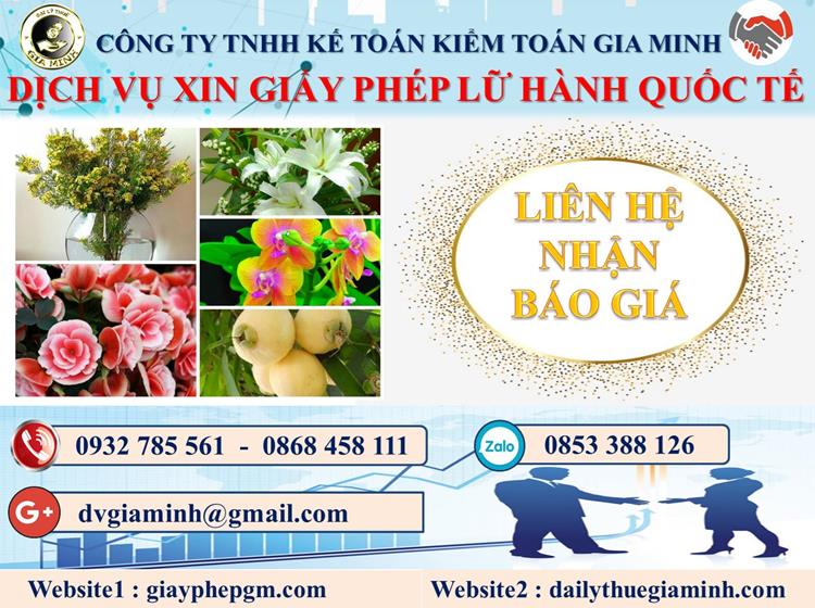 Dịch vụ xin giấy phép lữ hành quốc tế Phú Thọ 5 Chi phí dịch vụ xin giấy phép LHQT Phú Thọ