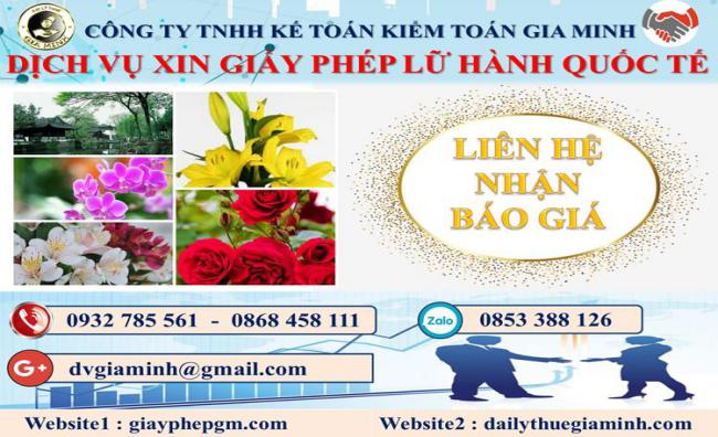 Dịch vụ xin giấy phép lữ hành quốc tế Quận 9 5 Chi phí dịch vụ xin giấy phép lữ hành quốc tế Quận 9