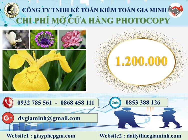 Mở cửa hàng photocopy tại Bình Định 5 Chi phí mở cửa hàng tại Bình Định