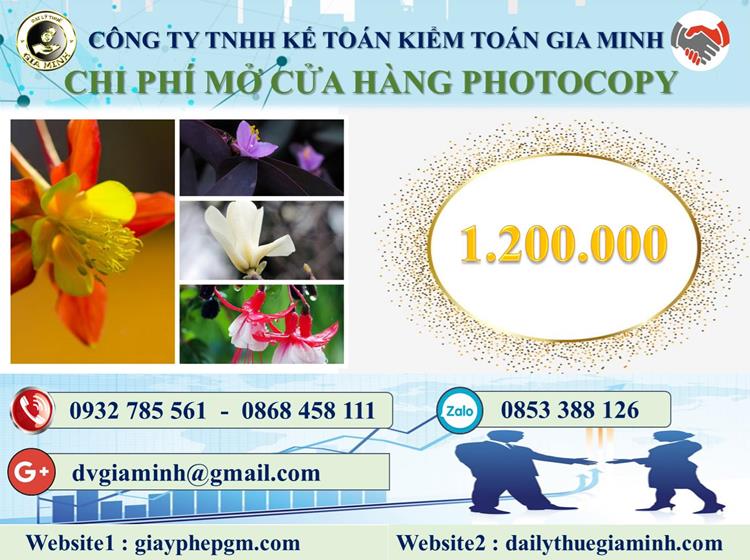 Mở cửa hàng photocopy tại Hòa Bình 5 Chi phí mở cửa hàng tại Hòa Bình