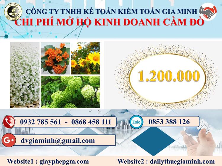 Mở hộ kinh doanh cầm đồ tại Huyện Nhà Bè 2 Chi phí mở HKD cầm đồ tại Huyện Nhà Bè