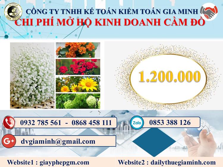Mở hộ kinh doanh cầm đồ tại Quận 8 2 Chi phí mở HKD cầm đồ tại Quận 8