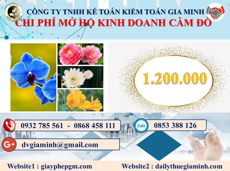 Mở hộ kinh doanh cầm đồ tại Tuyên Quang 2 Chi phí mở hộ kinh doanh cầm đồ tại Tuyên Quang
