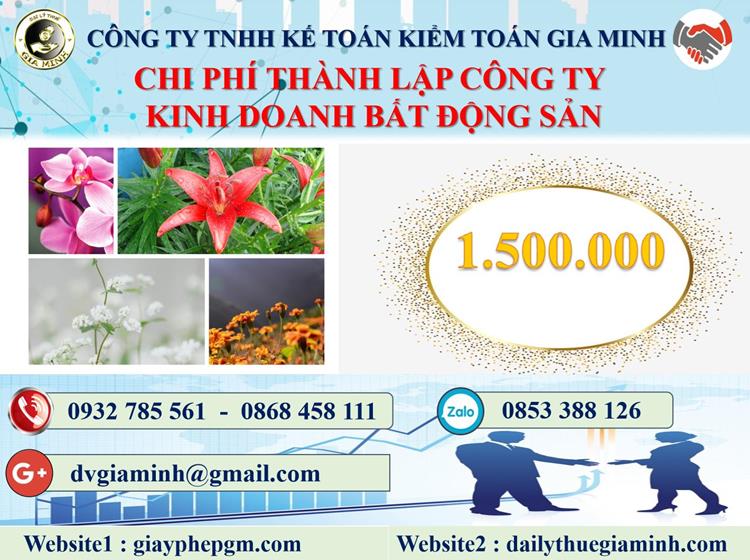 Chi phí thành lập công ty kinh doanh BĐS tại Quảng Ninh