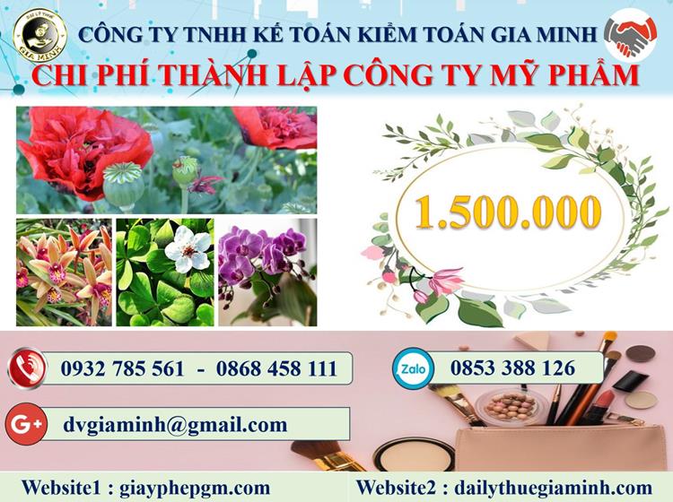 Chi phí thành lập doanh nghiệp kinh doanh mỹ phẩm tại Lào Cai