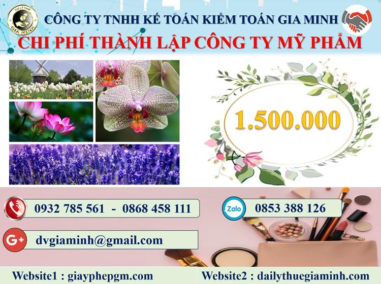 Thành lập công ty kinh doanh mỹ phẩm tại Quận Gò Vấp