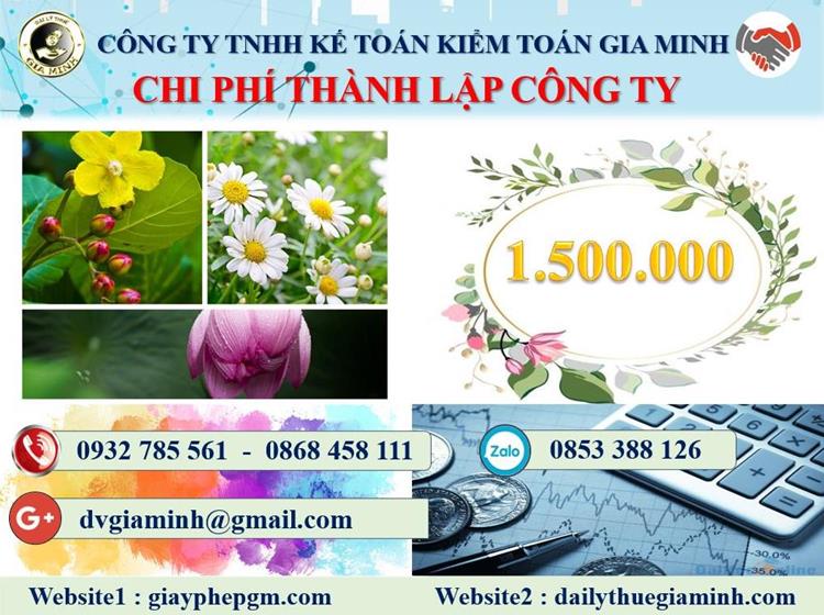 Chi phí thành lập doanh nghiệp sản xuất bánh kẹo tại Bến Tre