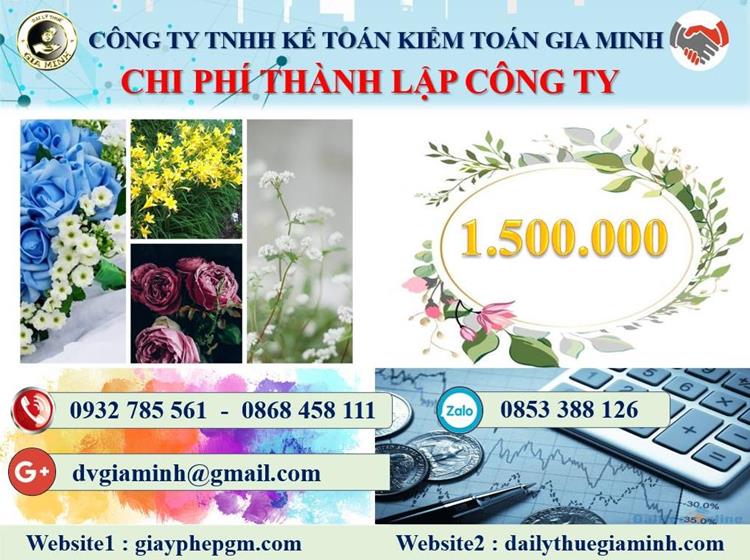 Thành lập công ty sản xuất bánh kẹo tại Quận 5 5 Chi phí thành lập doanh nghiệp sản xuất bánh kẹo tại Quận 5