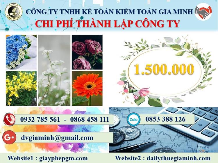 Chi phí thành lập doanh nghiệp sản xuất bánh kẹo tại Quận Bình Tân