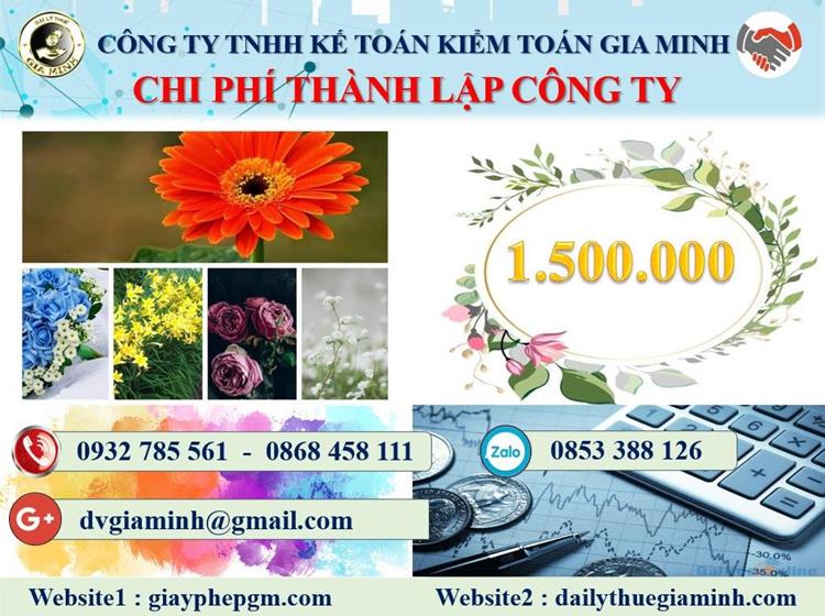 Chi phí thành lập doanh nghiệp sản xuất bánh kẹo tại Quận Tân Phú