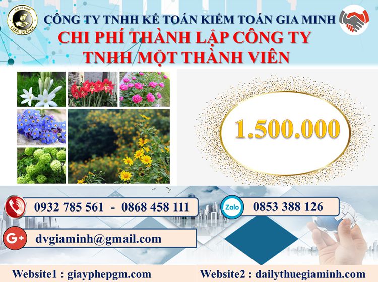 Chi phí thành lập doanh nghiệp TNHH MTV tại Lào Cai