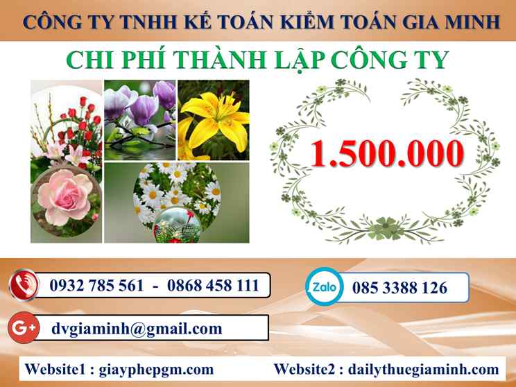 Chi phí thành lập công ty tư vấn thiết kế kiến trúc tại Huế