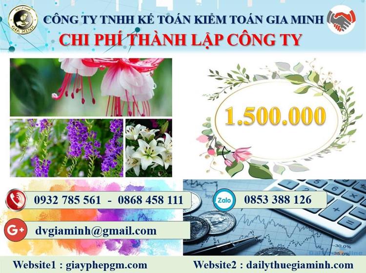 Chi phí thành lập công ty tư vấn thiết kế kiến trúc tại Huyện An Lão