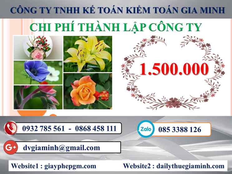 Chi phí thành lập công ty tư vấn thiết kế kiến trúc tại Huyện Hoà Vang