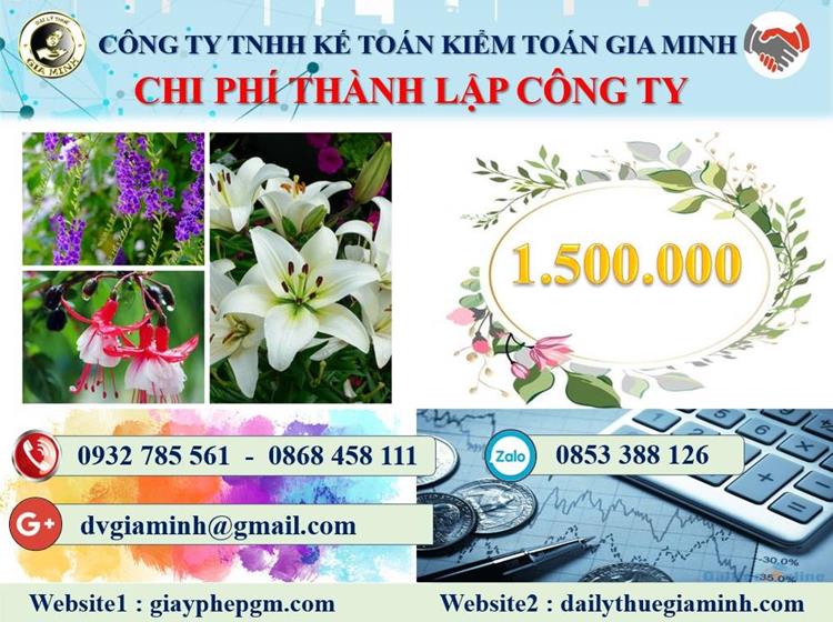 Chi phí thành lập công ty tư vấn thiết kế kiến trúc tại Huyện Kiến Thuỵ